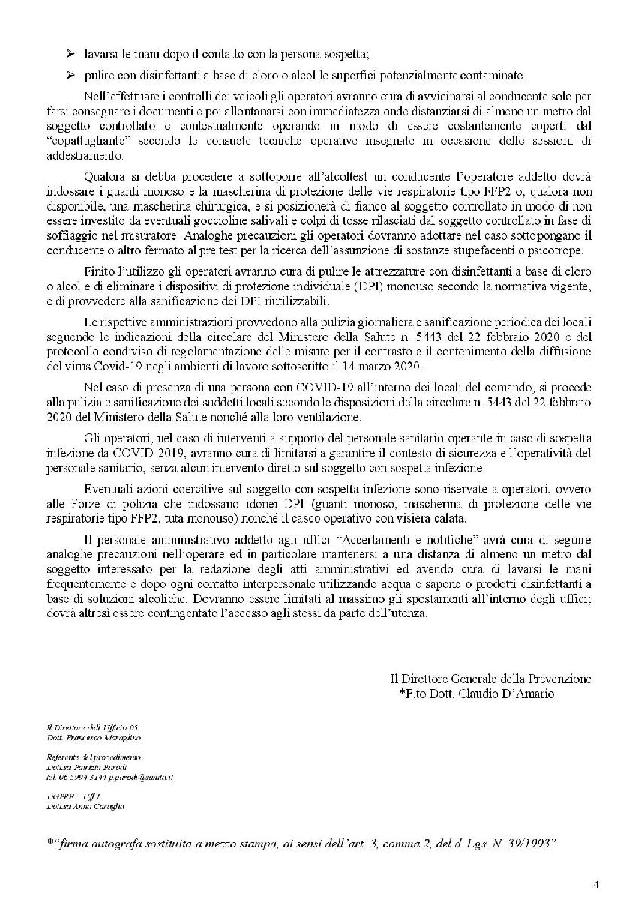 2020.03.18 Min Sanita Circolare 18 marzo 2020 DPI polizie locali page 004