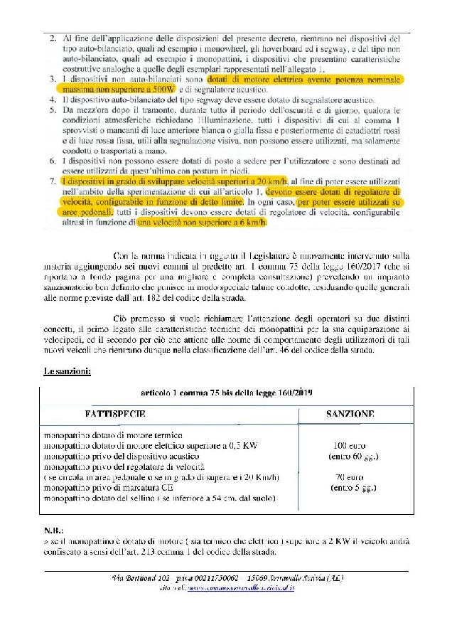 23 legge 28 febbraio 2020 n. 8 monopattini elettrici page 002