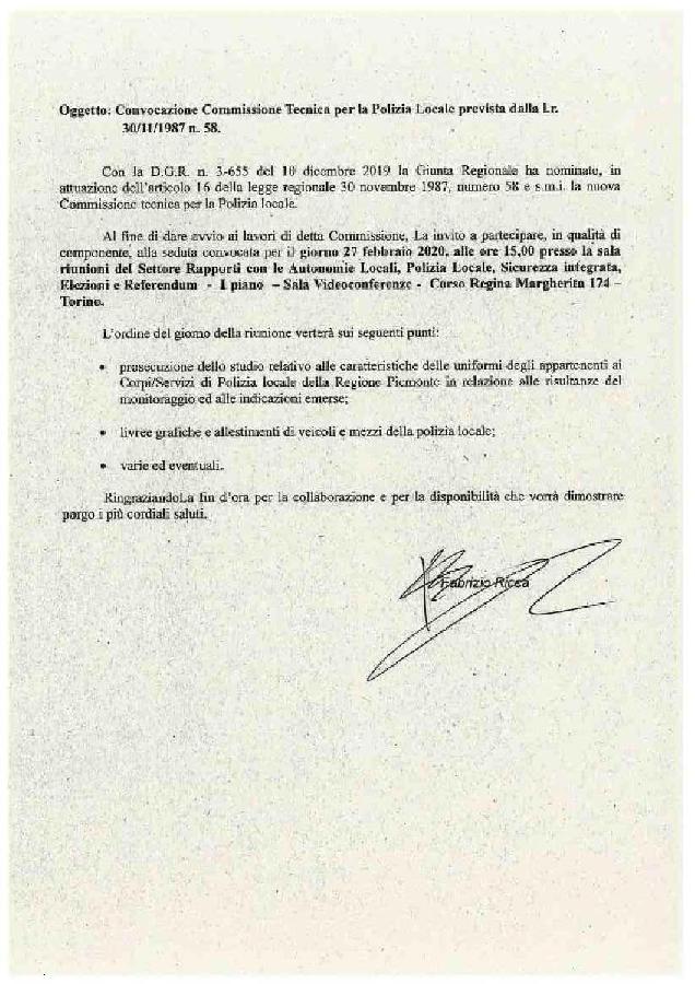 CONVOCAZIONE COMMISSIONE TECNICA POLIZIA LOCALE page 002