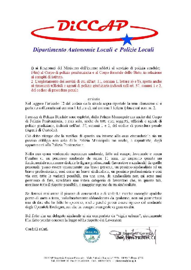 DICHIARAZIONI CISL FNS page 002
