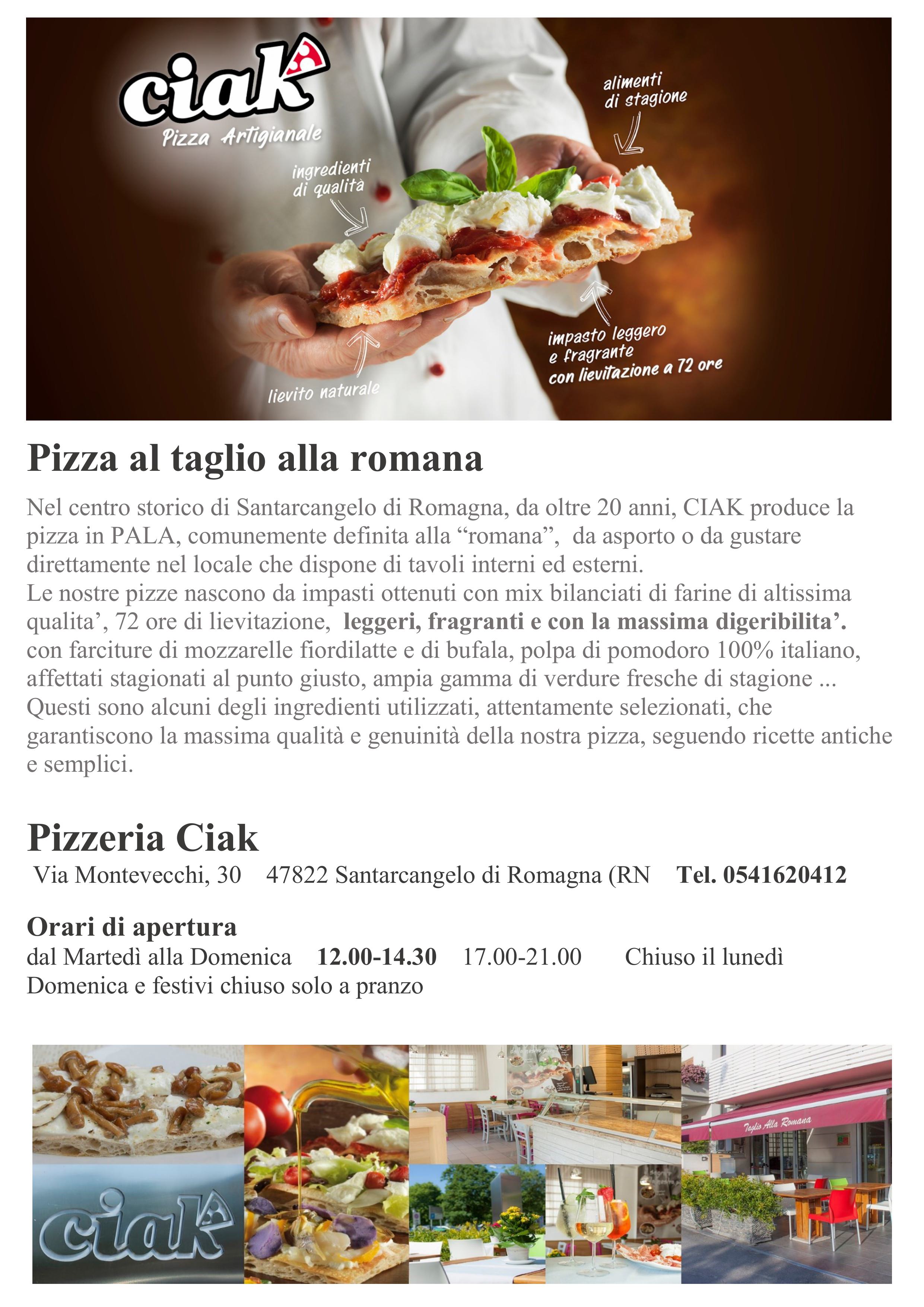 PRESENTAZIONE Pizzeria CIAK