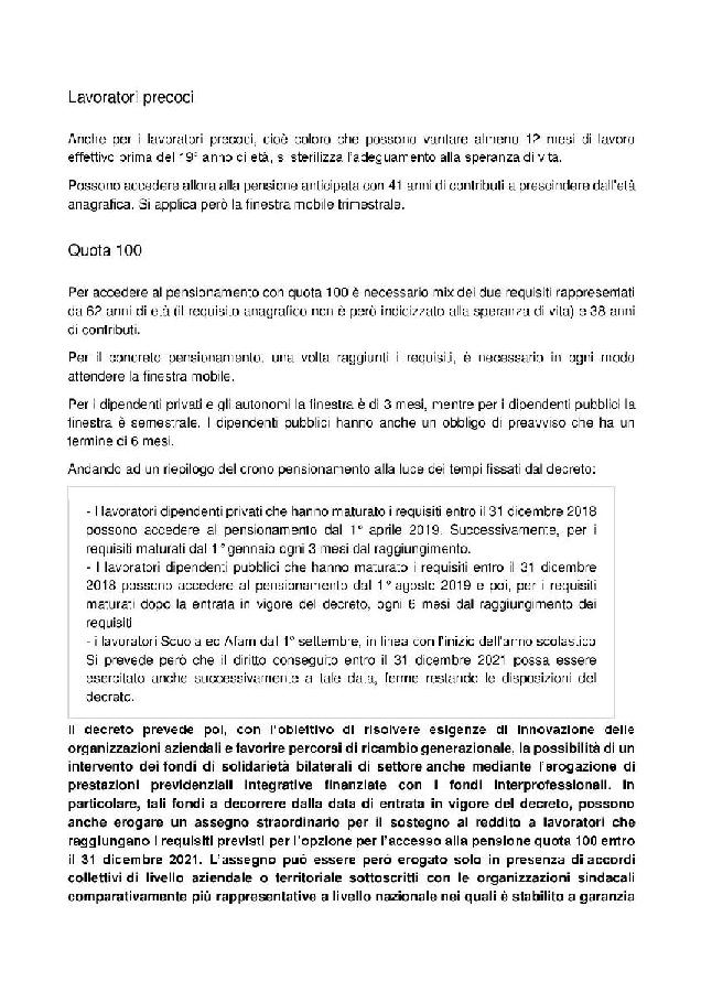 Quota 100 e le altre vie di pensionamento page 002