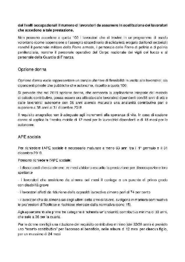 Quota 100 e le altre vie di pensionamento page 003