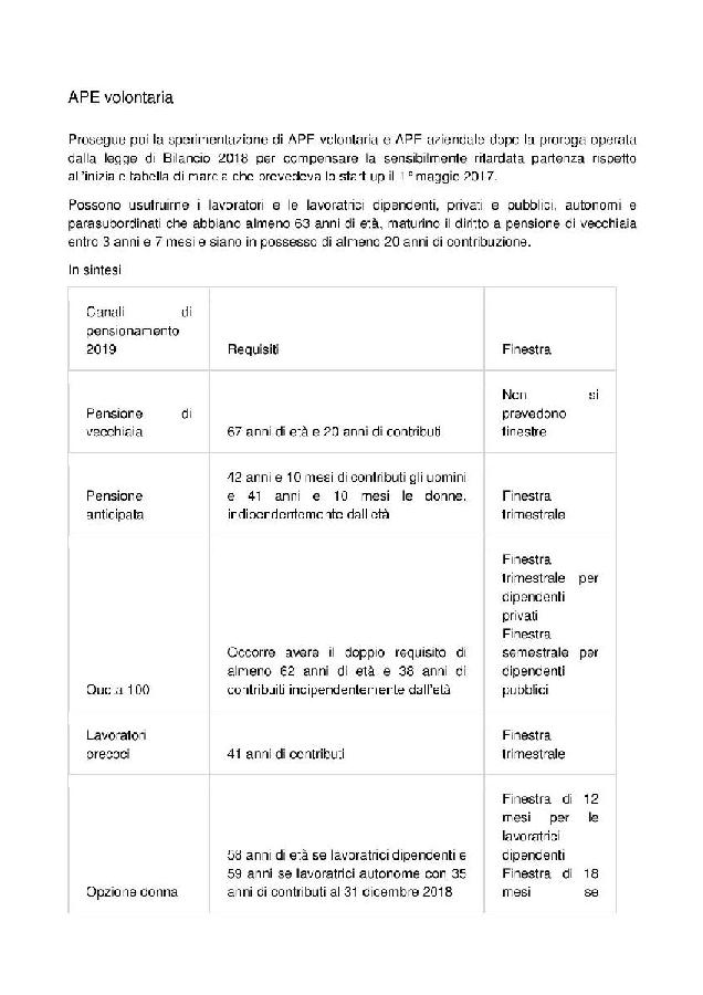 Quota 100 e le altre vie di pensionamento page 004