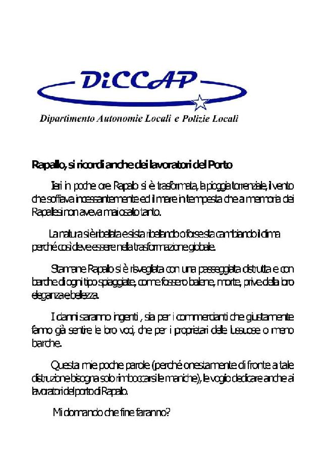Rapllo anche i lavoratori del POrto page 001