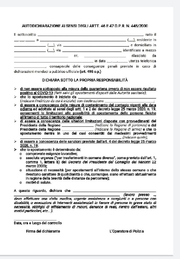 quarta comunicazione
